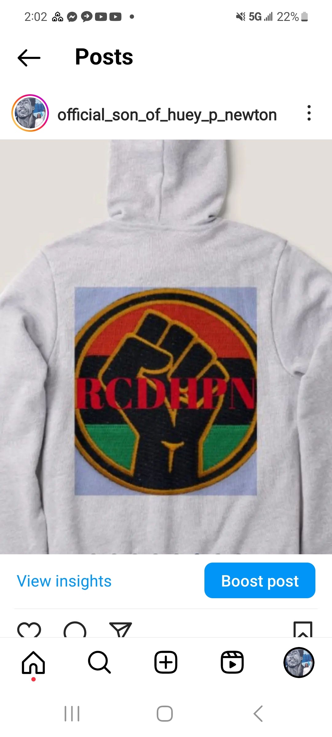 Rcdhpn All power Hoodie