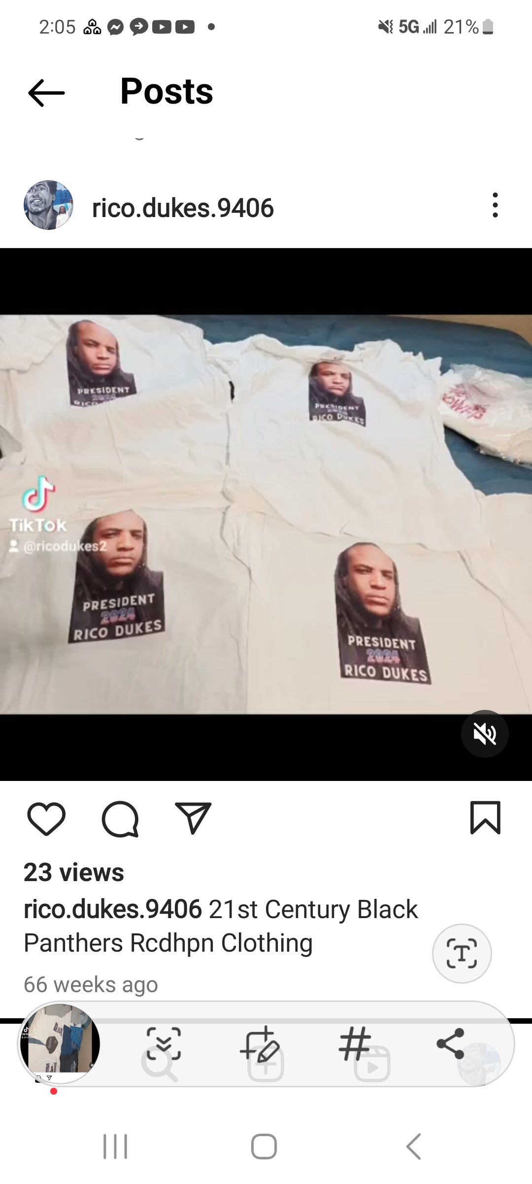 2024 President Rico Dukes Shirts